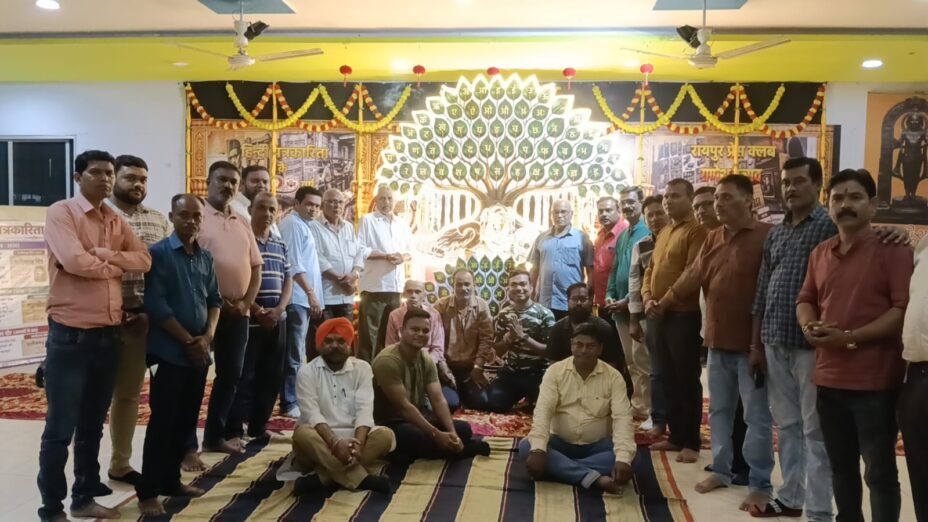 रायपुर प्रेस क्लब के गणेश उत्सव में फोटो जनलिस्ट साथियों की सहभागिता